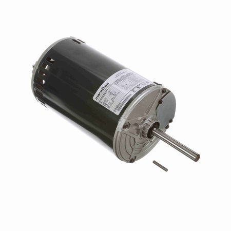 MARATHON Motor 1 Hp Condenser Fans Hvac/R Motor, 1 Phase, 1200 Rpm, 200-230/460 V, 56Z Frame, Open P190